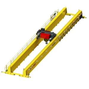 Мостовой двухбалочный опорный кран с 2 талями на 1 телеге (60т + 10т)